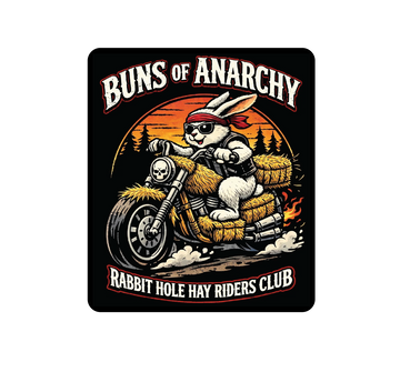 Buns of Anarchy Sticker
