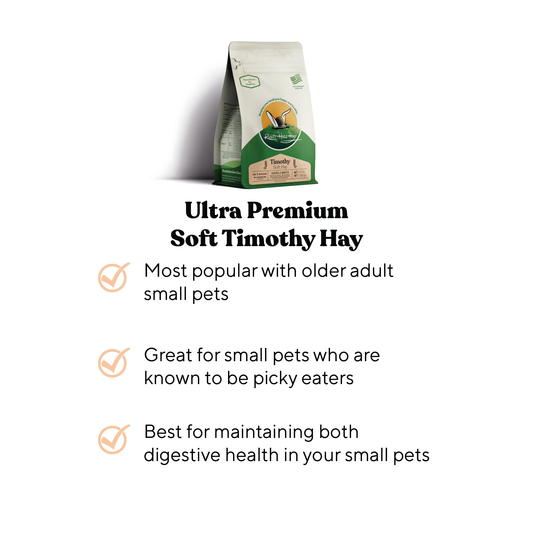Ultra Premium Soft Timothy Hay - Benefits