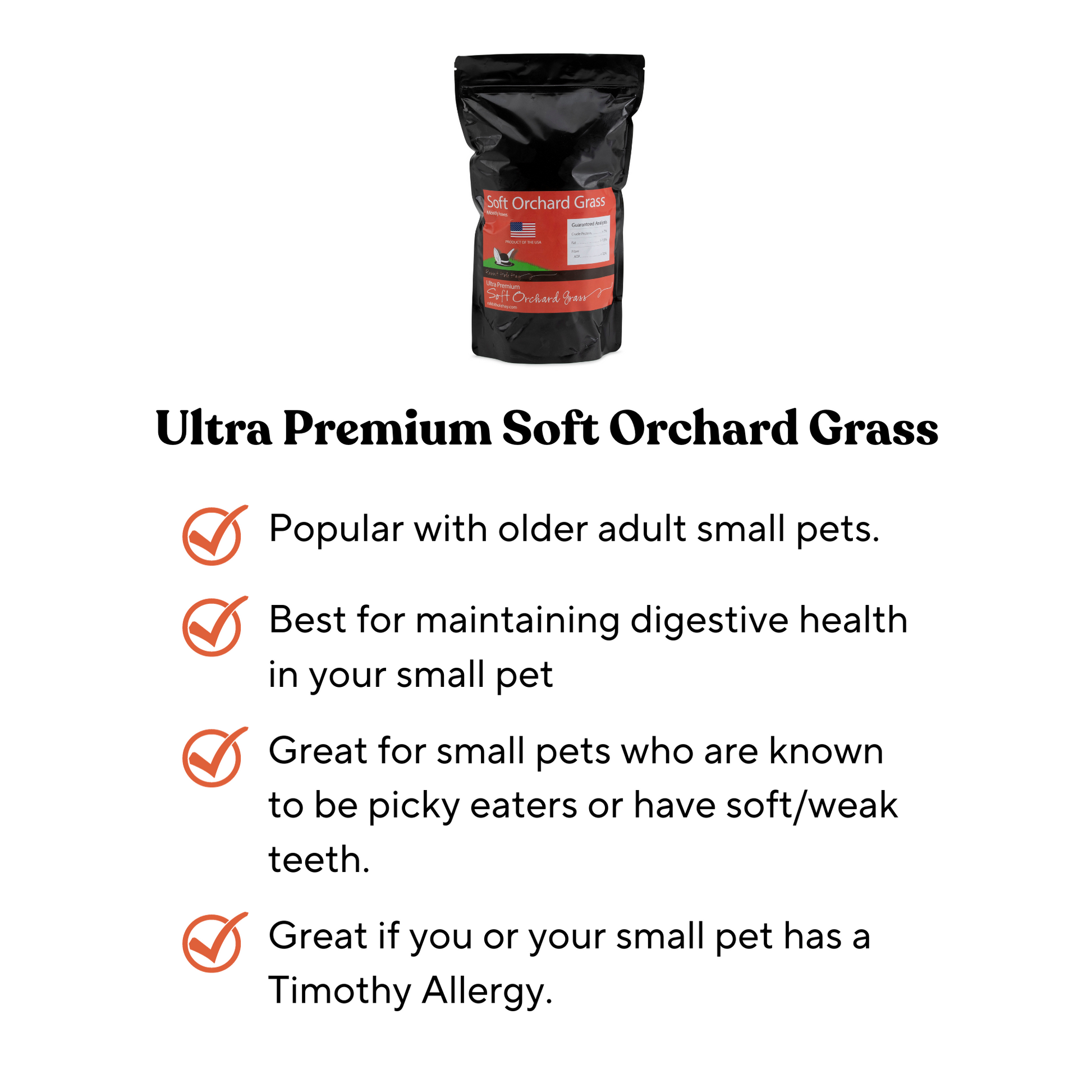 Ultra Premium Soft Orchard Grass Benefits