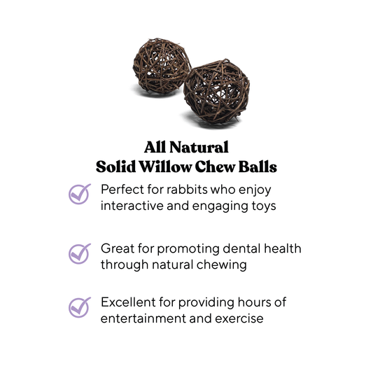 All Natural Solid Natural Willow Chew Balls - Benefits