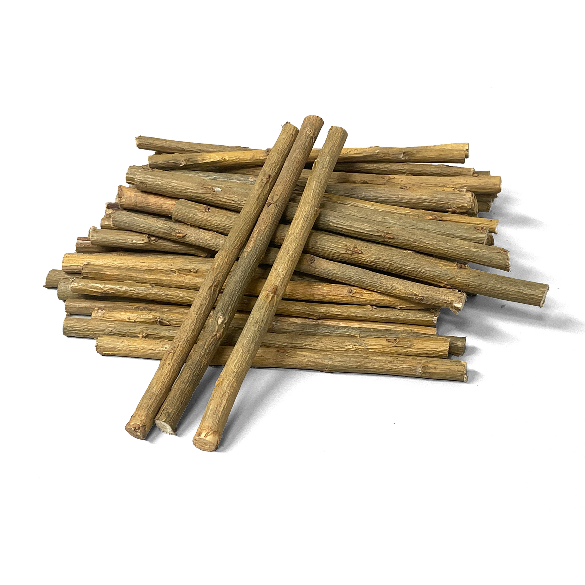 All Natural Willow Chew Sticks - Close Up