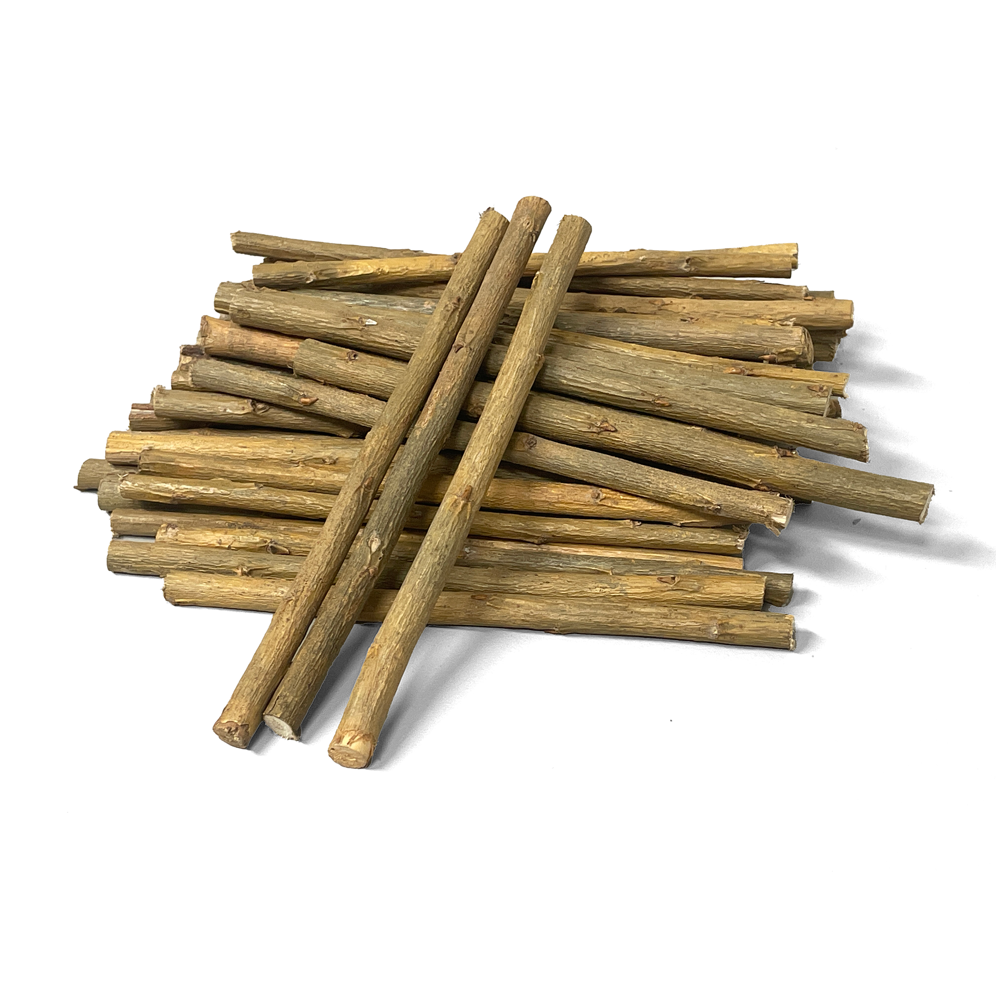 All Natural Willow Chew Sticks - Close Up