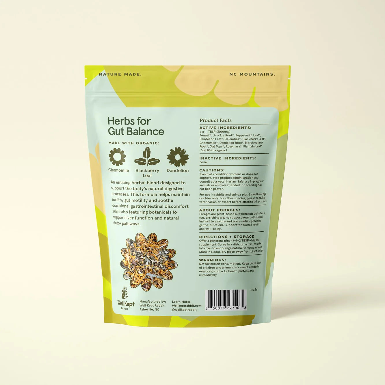 Well Kept Rabbit Digestive Herbal Forage