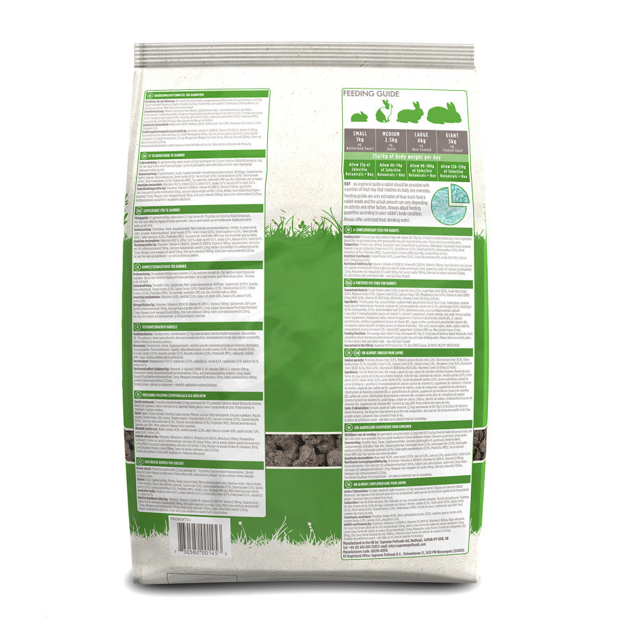 Supreme Pet Foods Science Selective Naturals Botanicals Rabbit Food