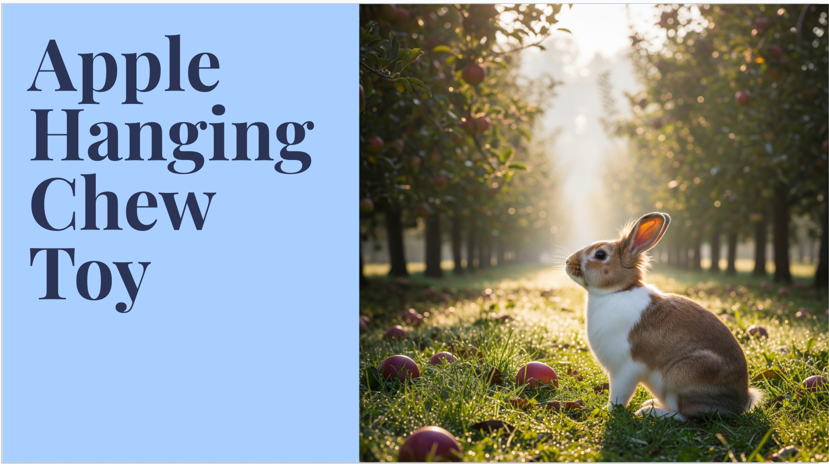 Apple Chew Toy Hanging Circles