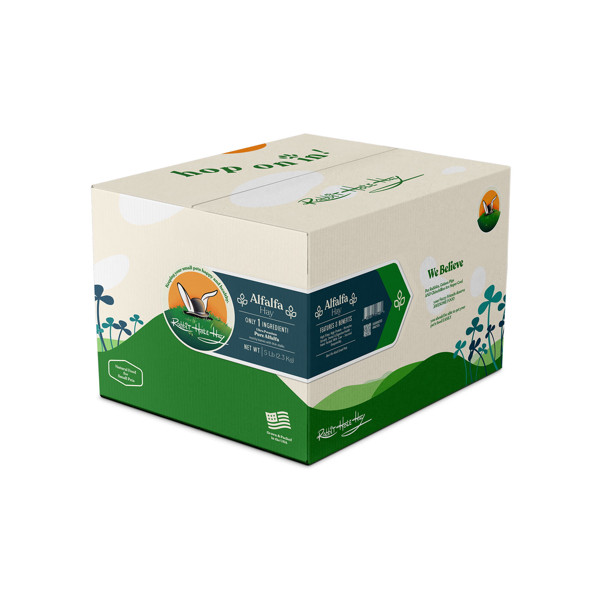 Ultra Premium Alfalfa Hay - 5lbs