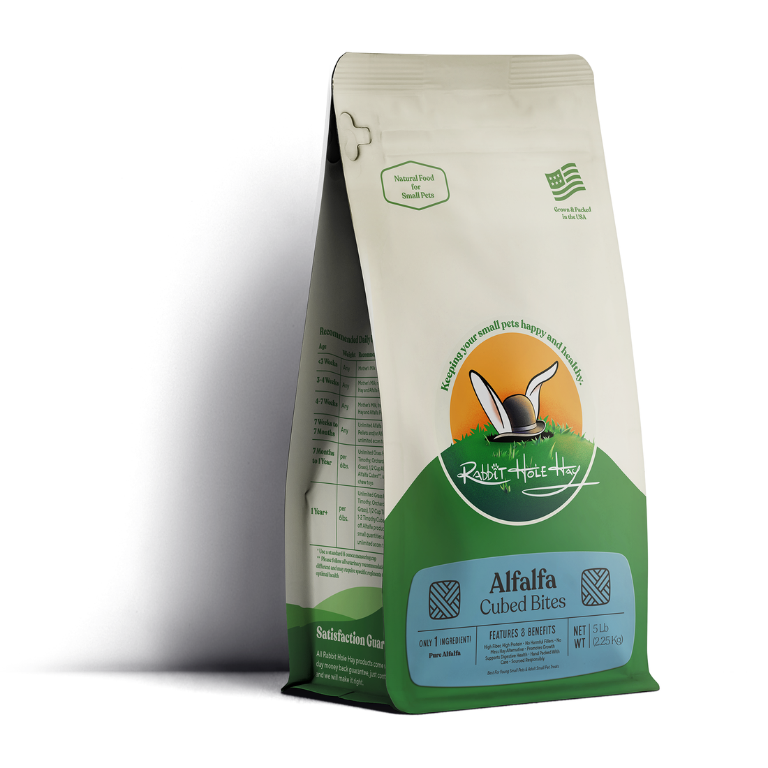 All Natural Alfalfa Hay Cubes - 5lbs