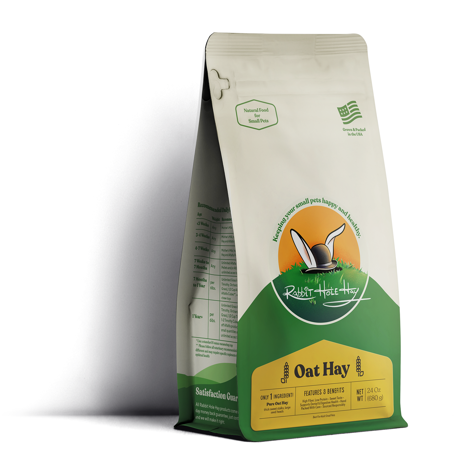 Ultra Premium Oat Hay - 24oz