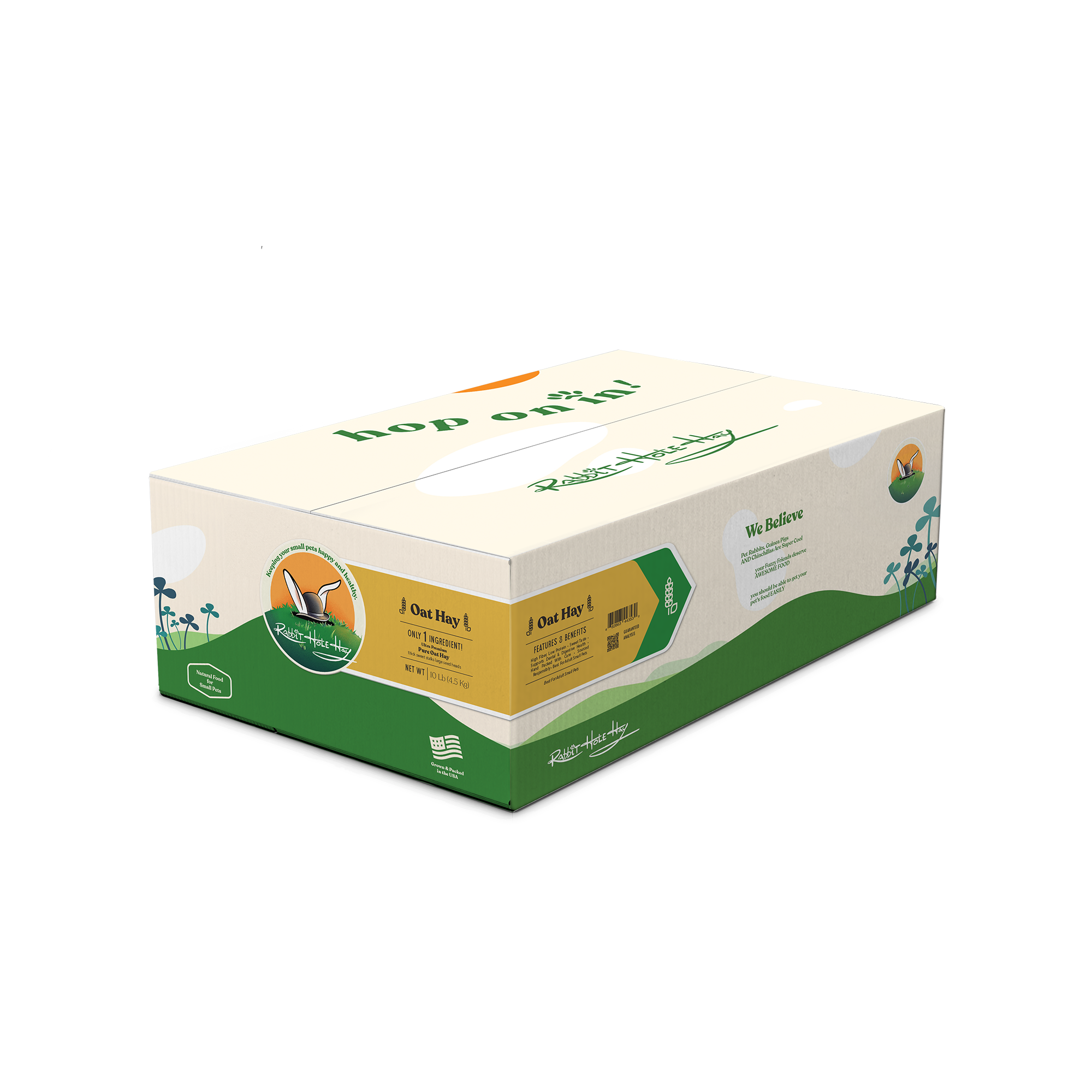 Ultra Premium Oat Hay - 10lbs