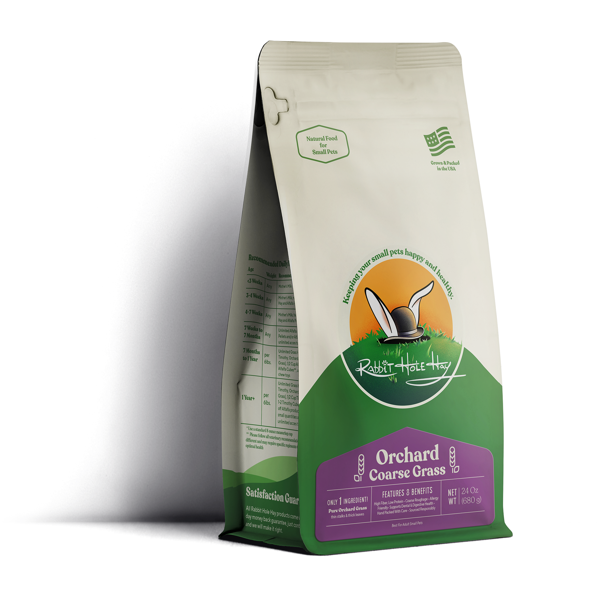 Ultra Premium Coarse Orchard Grass - 24oz