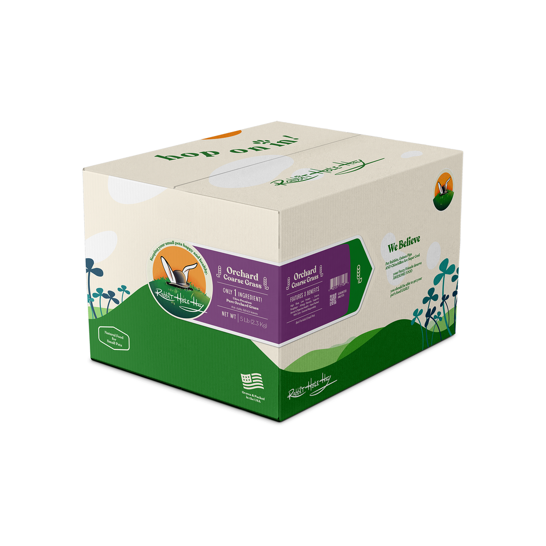 Ultra Premium Coarse Orchard Grass - 5lbs