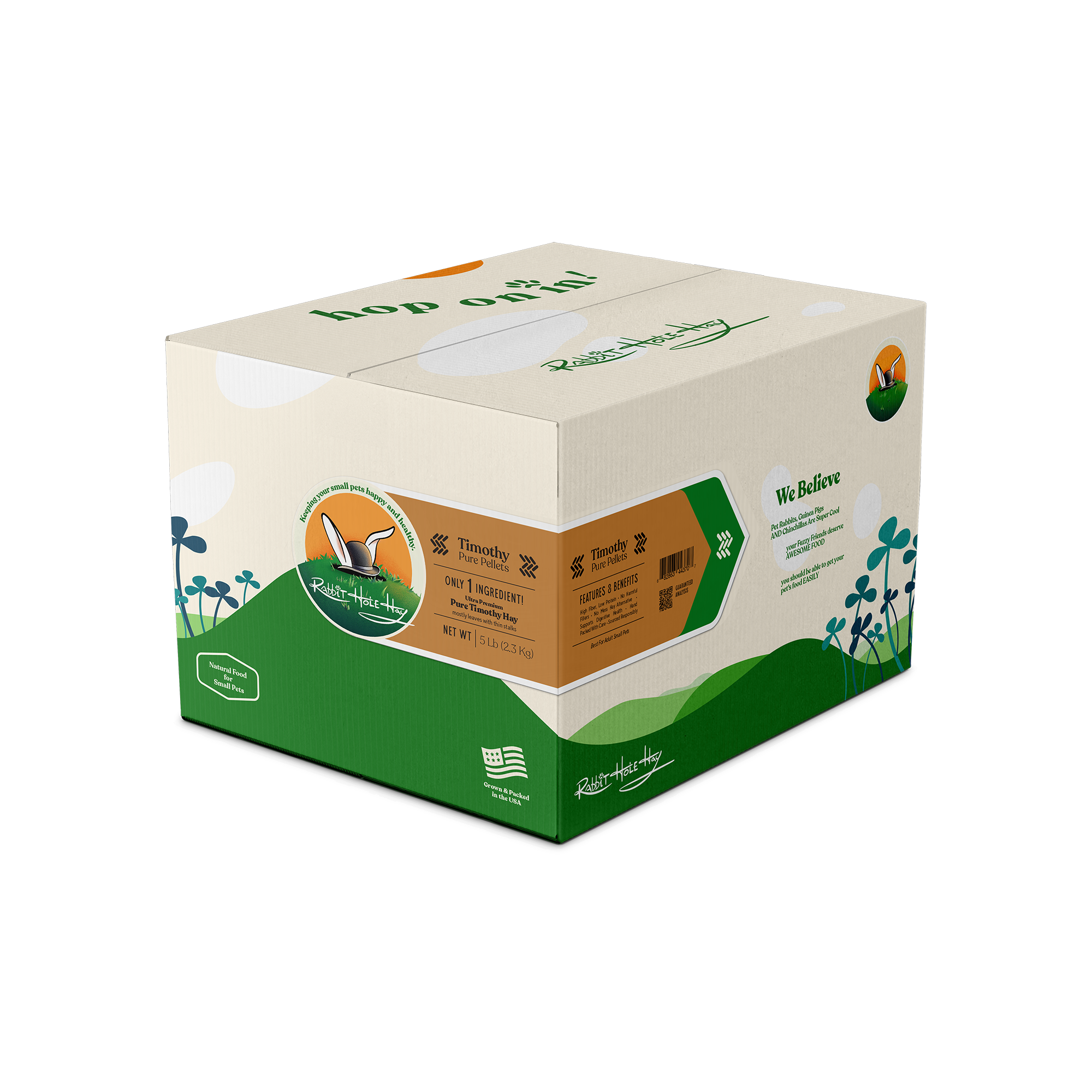 All Natural Pure Timothy Pellets - 20lbs
