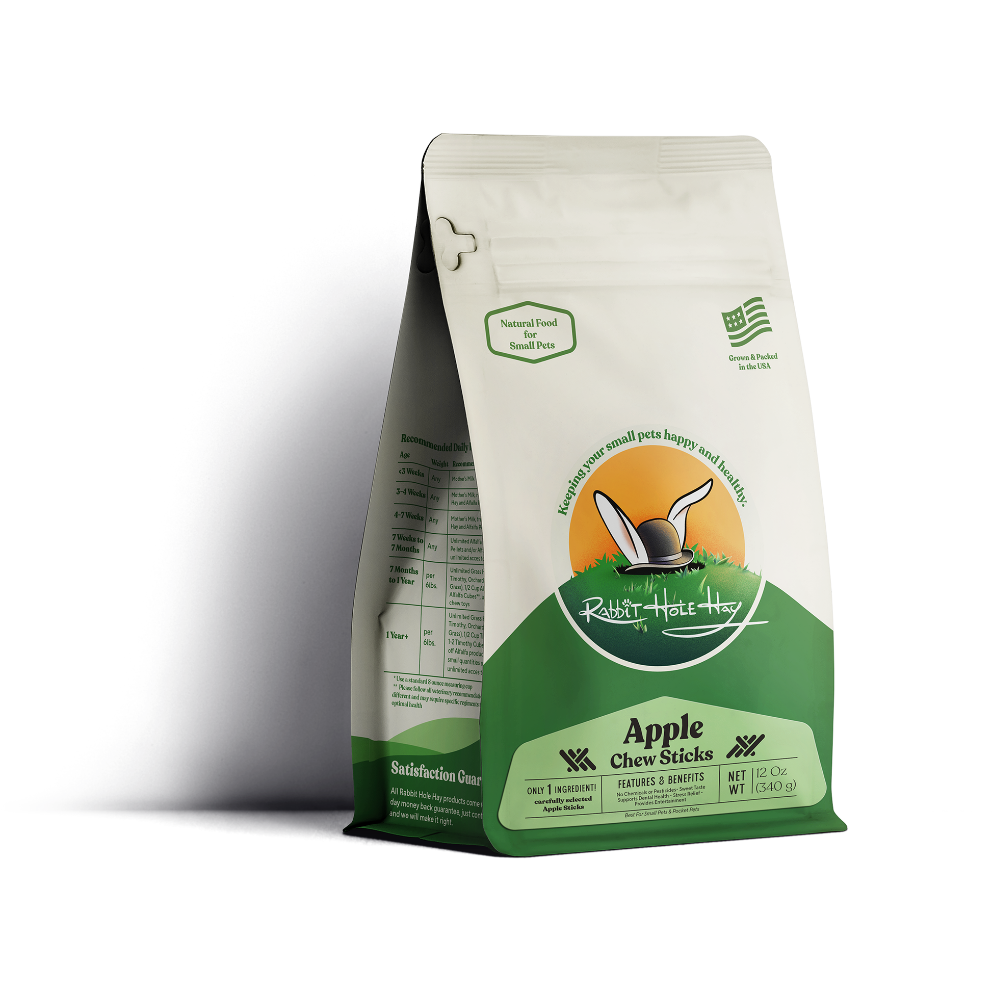 All Natural Apple Chew Sticks - 12oz