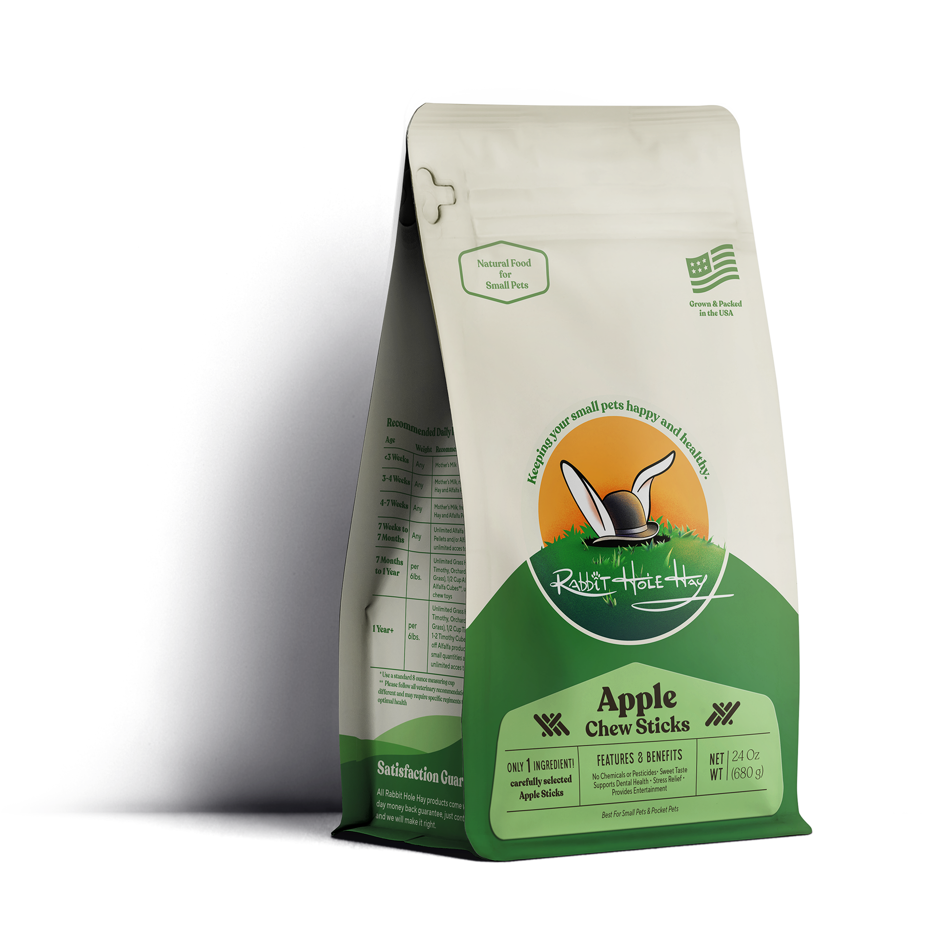 All Natural Apple Chew Sticks - 24oz