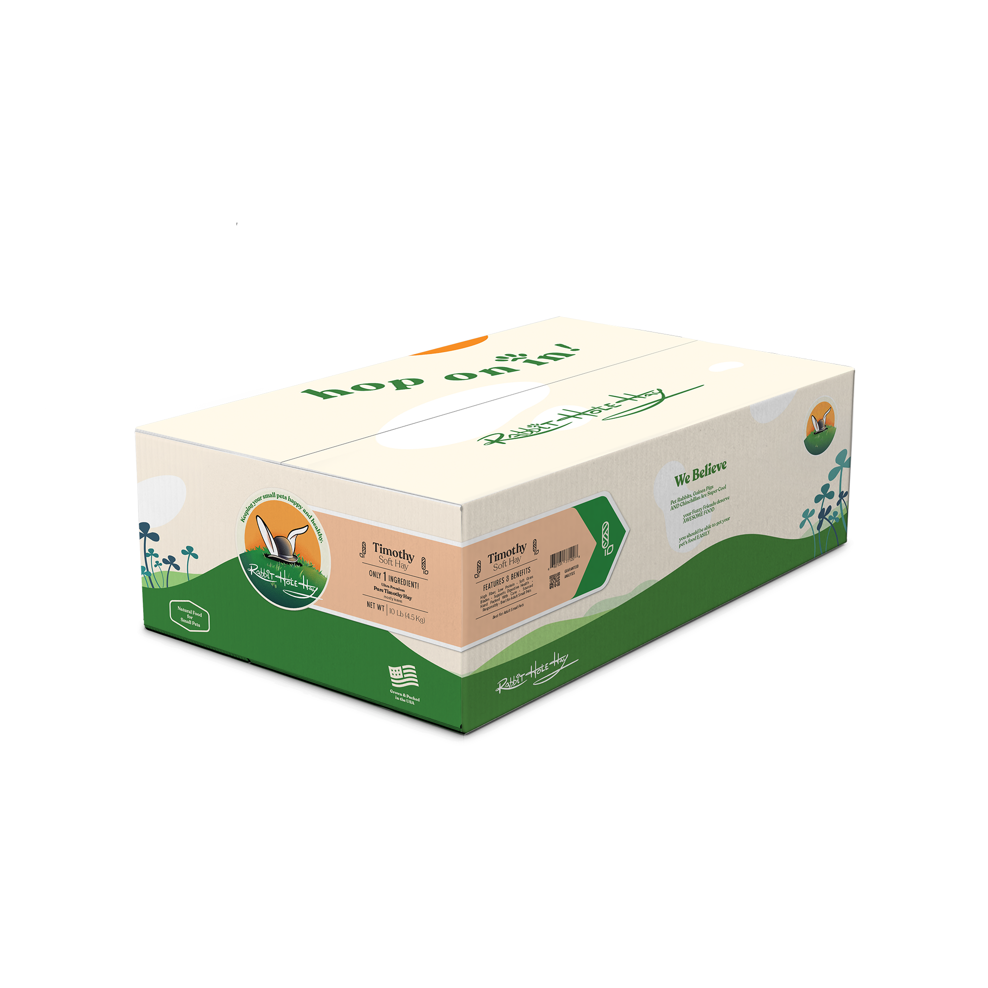 Ultra Premium Soft Timothy Hay - 10lbs