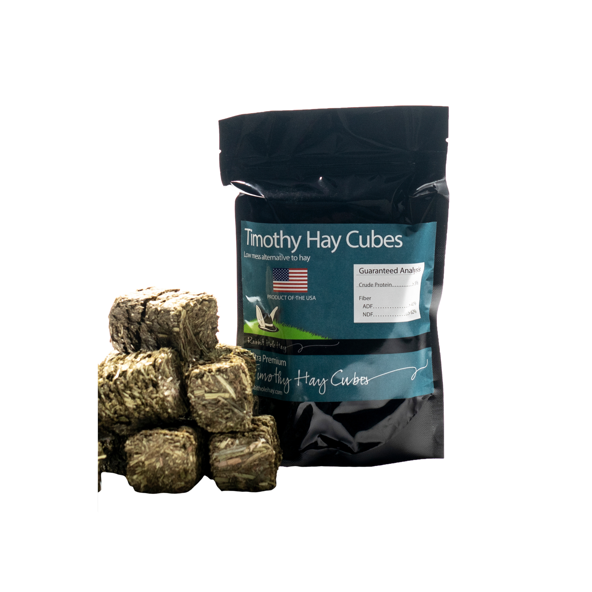 All Natural Timothy Hay Cubes - 4oz