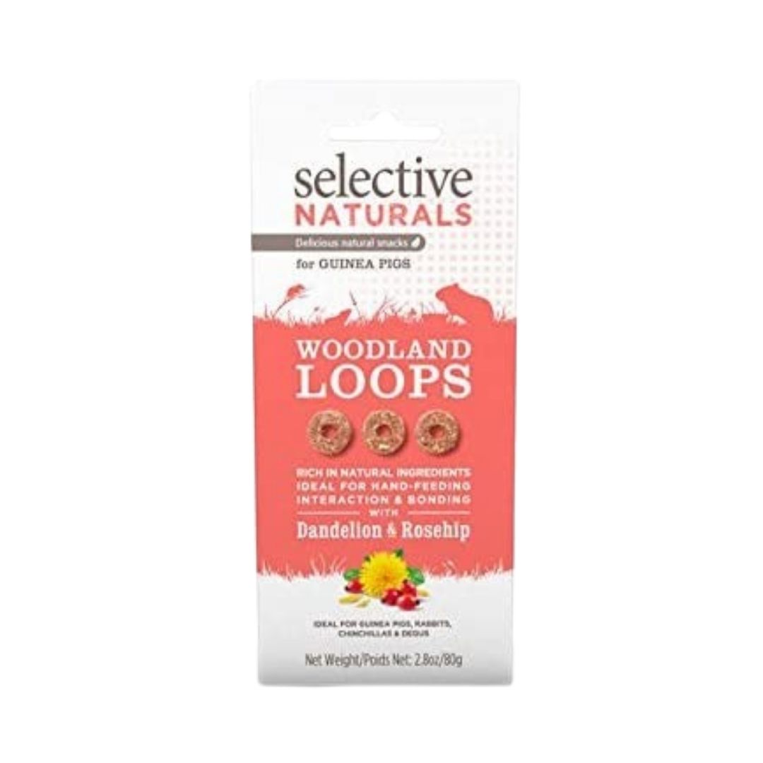 Selective Naturals Woodland Loops front view, 2.8 oz package