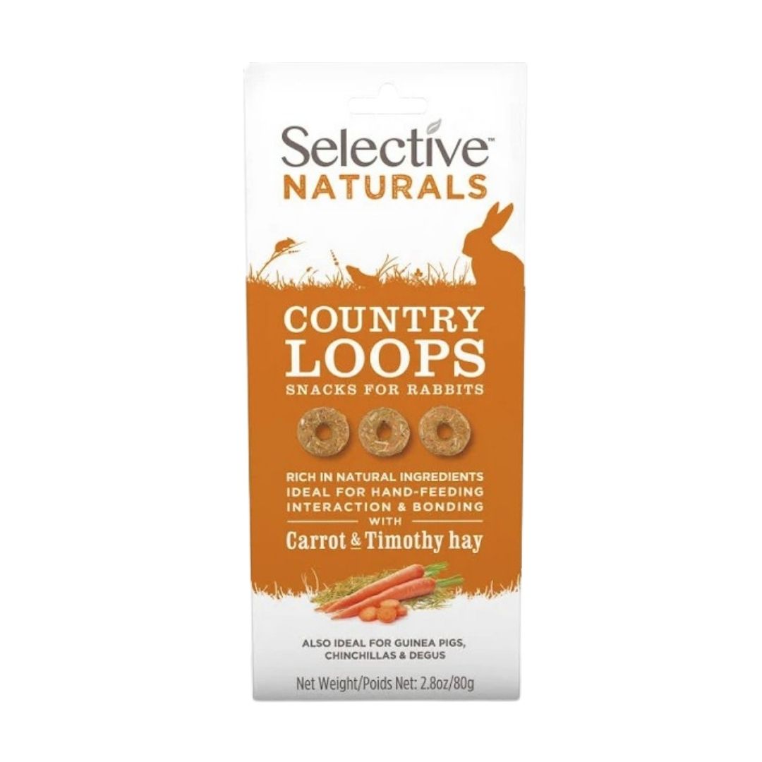 Tasty country loops for small animals - front view